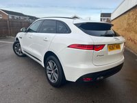 USED 2018 67 JAGUAR F-PACE 2.0 D180 R-Sport SUV 5dr Diesel Auto AWD Euro 6 (s/s) (180 ps) R-SPORT MODEL + HEATED SEATS + SAT NAV + FRONT & REAR PARKING SENSORS + AMBIENT LIGHTING + 8' TOUCHSCREEN DISPLAY + TRAFFIC SIGN RECOGNITION + XENON HEADLIGHTS + CRUISE CONTROL WITH SPEED LIMITER + LANE ASSIST + 2-ZONE CLIMATE CONTROL + BRAKE PAD WEAR INDICATOR + R-SPORT BRANDED SOFT GRAIN MULTI-FUNCTION LEATHER STEERING WHEEL + 19' GREY DIAMOND TURNED ALLOY WHEELS WITH TPMS