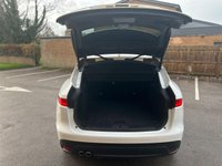 USED 2018 67 JAGUAR F-PACE 2.0 D180 R-Sport SUV 5dr Diesel Auto AWD Euro 6 (s/s) (180 ps) R-SPORT MODEL + HEATED SEATS + SAT NAV + FRONT & REAR PARKING SENSORS + AMBIENT LIGHTING + 8' TOUCHSCREEN DISPLAY + TRAFFIC SIGN RECOGNITION + XENON HEADLIGHTS + CRUISE CONTROL WITH SPEED LIMITER + LANE ASSIST + 2-ZONE CLIMATE CONTROL + BRAKE PAD WEAR INDICATOR + R-SPORT BRANDED SOFT GRAIN MULTI-FUNCTION LEATHER STEERING WHEEL + 19' GREY DIAMOND TURNED ALLOY WHEELS WITH TPMS