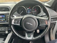 USED 2018 67 JAGUAR F-PACE 2.0 D180 R-Sport SUV 5dr Diesel Auto AWD Euro 6 (s/s) (180 ps) R-SPORT MODEL + HEATED SEATS + SAT NAV + FRONT & REAR PARKING SENSORS + AMBIENT LIGHTING + 8' TOUCHSCREEN DISPLAY + TRAFFIC SIGN RECOGNITION + XENON HEADLIGHTS + CRUISE CONTROL WITH SPEED LIMITER + LANE ASSIST + 2-ZONE CLIMATE CONTROL + BRAKE PAD WEAR INDICATOR + R-SPORT BRANDED SOFT GRAIN MULTI-FUNCTION LEATHER STEERING WHEEL + 19' GREY DIAMOND TURNED ALLOY WHEELS WITH TPMS