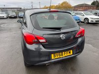 USED 2018 68 VAUXHALL CORSA 1.4 Petrol (Eco Tec), Sport Edition, Hatchback, 3 Door, Manual, Euro 6. 