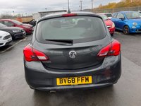 USED 2018 68 VAUXHALL CORSA 1.4 Petrol (Eco Tec), Sport Edition, Hatchback, 3 Door, Manual, Euro 6. 