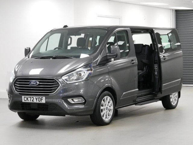 View our Ford Tourneo Custom 320 2.0 EBL 130 BHP L2 LONG TITANIUM AUTOMATIC 9 SEATER 