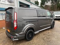 USED 2023 73 FORD TRANSIT CUSTOM 2.0 300 LIMITED 5 SEAT L2 LWB CREW VAN WITH FULL PREDATOR KIT 42K FSH 