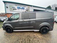 USED 2023 73 FORD TRANSIT CUSTOM 2.0 300 LIMITED 5 SEAT L2 LWB CREW VAN WITH FULL PREDATOR KIT 42K FSH 