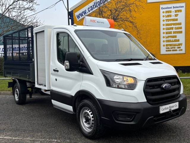 2020 20 Ford Transit 2.0 350 EcoBlue Leader S/Cab Tipper Pod Toolbox Caged Sides RWD L3 Euro 6 (s/s) (130 ps)