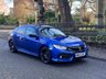 USED 2019 68 HONDA CIVIC 1.0 VTEC Turbo Sport Line Hatchback 5dr Auto Petrol CVT Euro 6 (s/s) (126 ps) FULL SERVICE HISTORY REAR CAM, AUTO