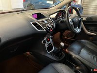 USED 2012 12 FORD FIESTA 1.6 Titanium Hatchback 5dr Petrol Manual (134 g/km, 118 bhp) FSH+TOP SPEC+LEATHER+B/TOOTH