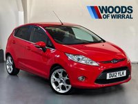 USED 2012 12 FORD FIESTA 1.6 Titanium Hatchback 5dr Petrol Manual (134 g/km, 118 bhp) FSH+TOP SPEC+LEATHER+B/TOOTH