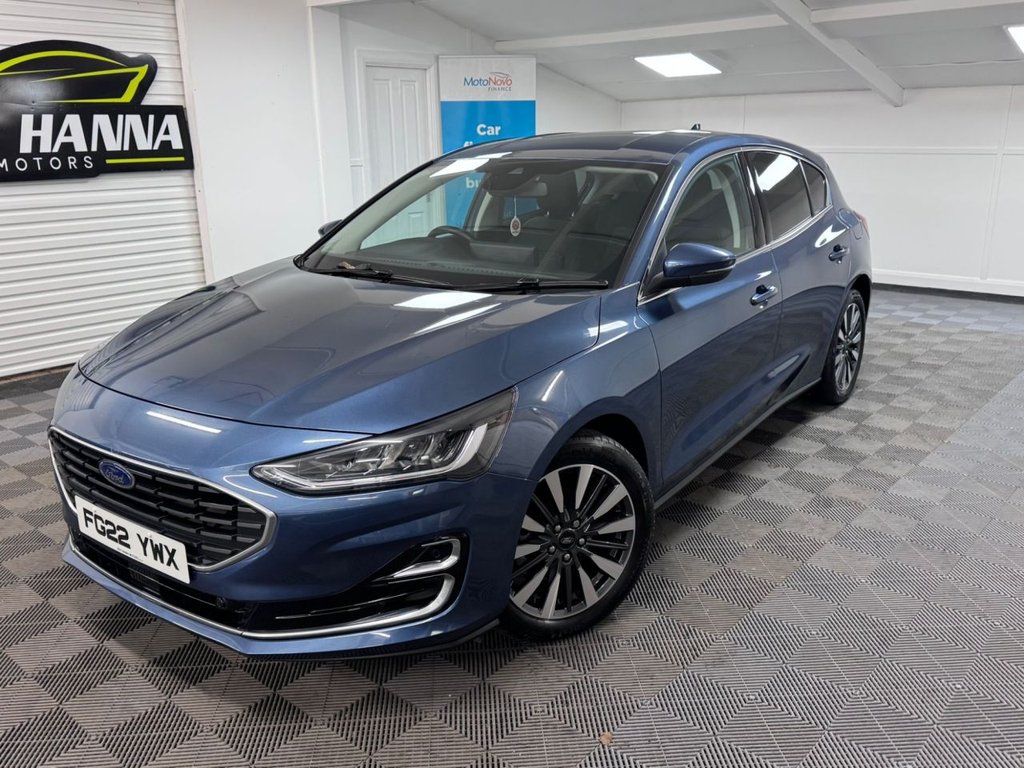 USED 2022 22 FORD FOCUS 1.0T EcoBoost Titanium Vignale Hatchback 5dr Petrol Manual Euro 6 (s/s) (125 ps) Bluetooth - SatNav - Sensors!