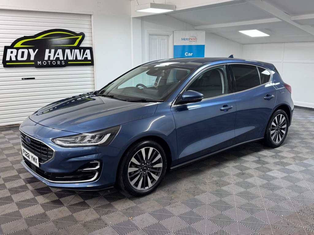 USED 2022 22 FORD FOCUS 1.0T EcoBoost Titanium Vignale Hatchback 5dr Petrol Manual Euro 6 (s/s) (125 ps) Bluetooth - SatNav - Sensors!