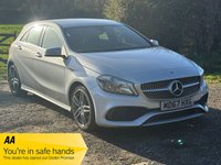 USED 2018 67 MERCEDES-BENZ A-CLASS 1.6 A160 AMG Line Hatchback 5dr Petrol Manual Euro 6 (s/s) (102 ps) 18" AMG ALLOY WHEEL UPGRADE