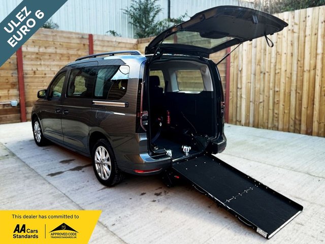 View our Volkswagen Caddy Maxi 4 Seat Petrol Auto Wheelchair Accessible Disabled Access Vehicle WAV