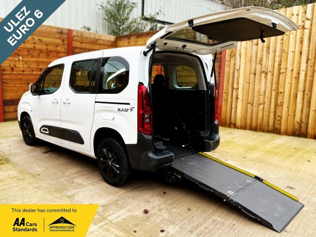 View our Citroen Berlingo 3 Seat Auto Wheelchair Accessible Disabled Access Vehicle WAV