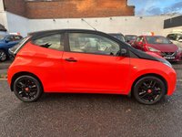 USED 2014 64 TOYOTA AYGO 1.0 VVT-i x-cite Hatchback 3dr Petrol Manual Euro 5 Euro 5 (68 ps) Buy with Complete Confidence from Sheriff Motors, All our vehicles are extensively road tested and thoroughly inspected prior to sale. Each vehicle comes with a new 1 year and we rectify all advisories and failures at no additional cost to our customers, plus a full oil and filter service. For added peace of mind, every car includes a 6 month complimentary RAC Warranty & 12 months Rac Breakdown Cover giving you complete confidence when you buy from Sheriff Motors.