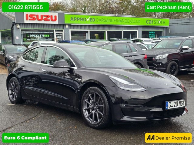 View our Tesla Model 3 Model 3 Long Range, 65,000 miles, ULEZ compliant, Automatic, 15" Touchscreen, Sat Nav, Autopilot, Panoramic Roof, DAB, Front/Rear Sensors and more!