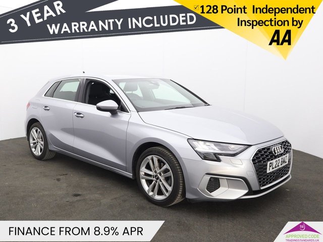 2022 Audi A3 1.5 TFSI 35 Sport Sportback 5dr Petrol Manual Euro 6 (s/s) (150 ps) photo