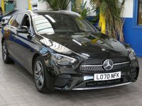 USED 2020 70 MERCEDES-BENZ E-CLASS 2.0 E300de 13.5kWh AMG Line Estate 5dr Diesel Plug-in Hybrid G-Tronic+ Euro 6 (s/s) (306 ps) SAT NAV ANDROID APPLE CARPLAY LEATHER HEATED SEATS REAR VIEW CAMERA CRUISE CONTROL PARKING SENSORS 1 OWNER EXCELLENT SERVICE HISTORY WARRANTY