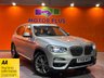 USED 2018 68 BMW X3 2.0 20d xLine SUV 5dr Diesel Auto xDrive Euro 6 (s/s) (190 ps) 19" Alloys. BMW Nav. Camera.