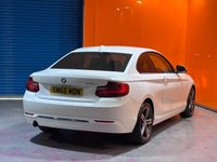 USED 2016 66 BMW 2 SERIES 2.0 218d Sport Coupe 2dr Diesel Manual Euro 6 (s/s) (150 ps) 17" Alloys. Nav. Park Sensrs.