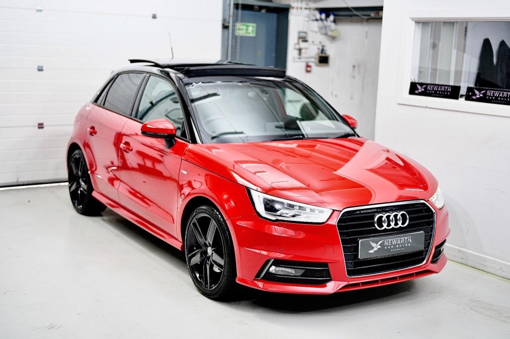 Red And Black Audi A1