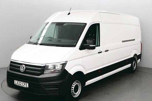 2022 22 VOLKSWAGEN CRAFTER 2.0 TDI CR35 Trendline Automatic 140 BHP FWD LWB High Roof Euro 6 ULEZ Free  Air Conditioning | F-R Parking Sensors | Voice Control System