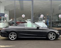 USED 2017 66 MERCEDES-BENZ C-CLASS 2.1 C220d AMG Line Cabriolet 2dr Diesel G-Tronic+ Euro 6 (s/s) (170 ps) THIS CAR COMES WITH 6 MONTHS WARRANTY , BREAKDOWN COVER & RECOVERY++  GREAT EXAMPLE OF AUTOMATIC CONVERTABLE + NAVIGATION SYSTEM + BLUETOOTH + DAB RADIO + USB CONNECTION + FRONT AND REAR PARKING SENSORS + HALF  LEATHER TRIM  + FRONT HEATED SEATS + CRUISE CONTROL + CLIMATE CONTROL + PRIVACY GLASS + 18 INCH ALLOY WHEELS + AUTO START STOP + ELECTRIC PARKING BRAKE + HILL HOLD ASSIST + ELECTRIC SEAT ADJUSTMENT + TRACTION CONTROL + DAY TIME RUNNING LIGHTS + KEY LESS START + LUMBAR SUPPORT +