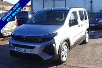 USED 2025 25 PEUGEOT RIFTER 1.5L WHEELCHAIR ACCESS WAV NEW SHAPE 3 Seats, Winch + Wheelchair Access