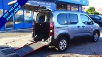 USED 2025 25 PEUGEOT RIFTER 1.5L WHEELCHAIR ACCESS WAV NEW SHAPE 3 Seats, Winch + Wheelchair Access