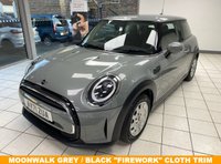 USED 2022 71 MINI HATCH 1.5 One Classic Hatchback 3dr Petrol Manual Euro 6 (s/s) (102 ps) MOONWALK GREY / BLACK "FIREWORK" CLOTH TRIM / AIRCON / ELECTRIC FRONT WINDOWS / AUTO LIGHTS / WIPERS / CRUISE CONTROL / SPEED LIMITER / DAB AUDIO / BLUETOOTH / APPLE CARPLAY / LED INTERNAL LIGHTING / SERVICE HISTORY / NEW MOT