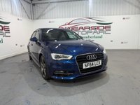 USED 2014 64 AUDI A3 1.6 TDI S line Sportback 5dr Diesel Manual Euro 6 (s/s) (110 ps) 2 key, NAV, parking sensors, cruise