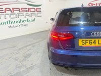 USED 2014 64 AUDI A3 1.6 TDI S line Sportback 5dr Diesel Manual Euro 6 (s/s) (110 ps) 2 key, NAV, parking sensors, cruise