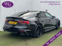 USED 2022 72 AUDI RS5 2.9 TFSI V6 Carbon Black Sportback 5dr Petrol Tiptronic quattro Euro 6 (s/s) (450 ps) 
