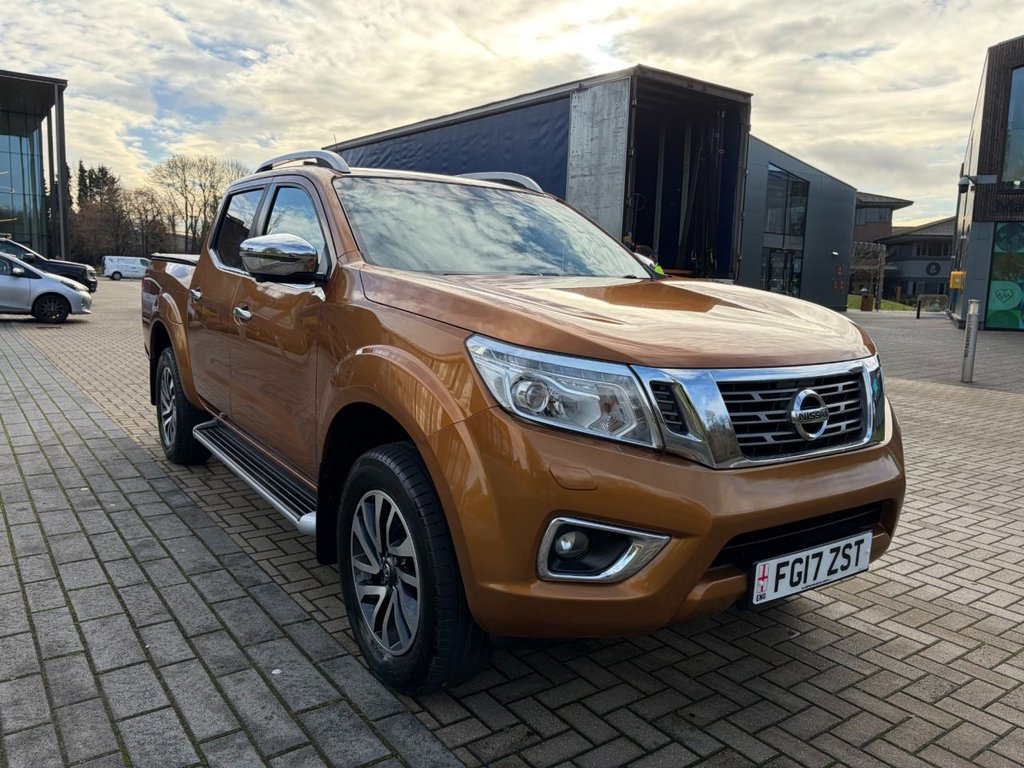 USED 2017 17 NISSAN NAVARA **NO VAT**TEKNA TT 2.3DCi EU6 AUTO 4x4 D/CAB PICK UP *A/C*S/NAV*CAMERA*SENSORS*LEATHER*ALLOYS* NO VAT-AUTO-EU6-EXCELLENT SPEC