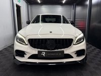 USED 2019 MERCEDES-BENZ C CLASS 2.0 C300d AMG Line (Premium) Saloon 4dr Diesel G-Tronic+ Euro 6 (s/s) (245 ps) Gloss Black Body Kit