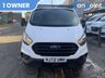 USED 2022 72 FORD TRANSIT CUSTOM 2.0 280 EcoBlue Leader Panel Van 5dr Diesel Manual L1 H1 Euro 6 (s/s) (105 ps) RHINO ROOF RACK