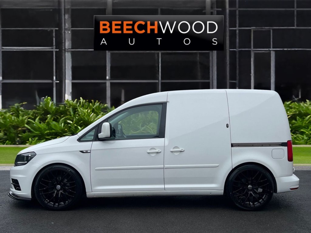 USED 2019 68 VOLKSWAGEN CADDY 2.0 TDI C20 BlueMotion Tech Trendline Panel Van 5dr Diesel DSG SWB Euro 6 (s/s) (102 ps) AIR CON / COILOVERS