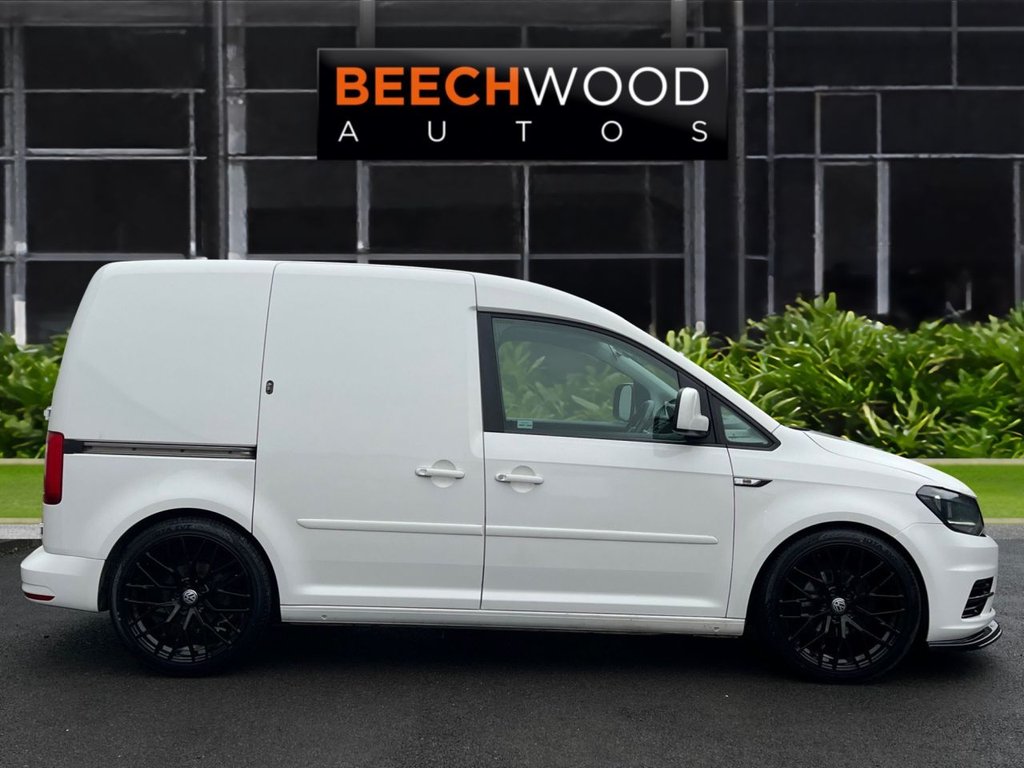 USED 2019 68 VOLKSWAGEN CADDY 2.0 TDI C20 BlueMotion Tech Trendline Panel Van 5dr Diesel DSG SWB Euro 6 (s/s) (102 ps) AIR CON / COILOVERS