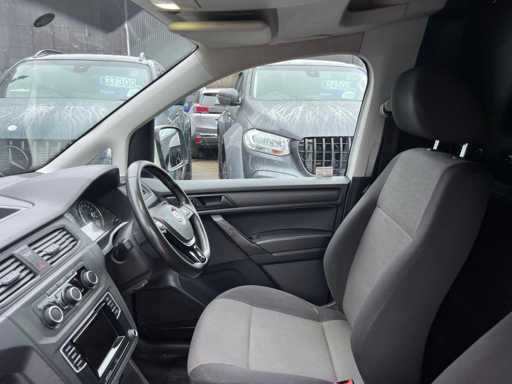 USED 2019 68 VOLKSWAGEN CADDY 2.0 TDI C20 BlueMotion Tech Trendline Panel Van 5dr Diesel DSG SWB Euro 6 (s/s) (102 ps) AIR CON / COILOVERS
