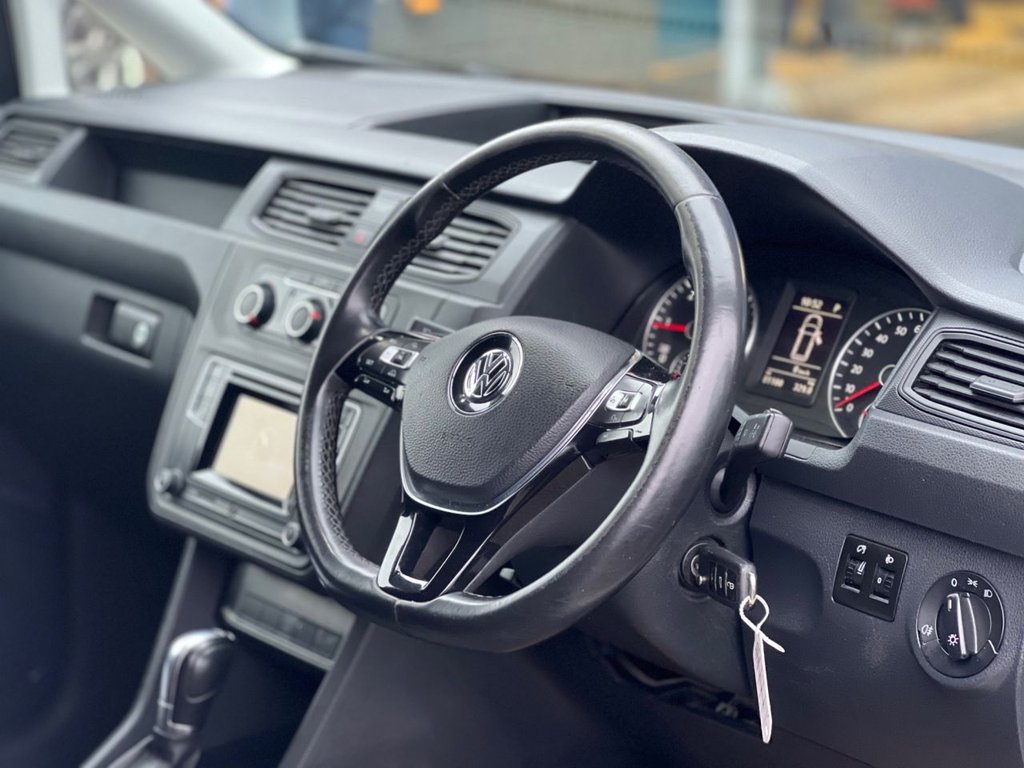 USED 2019 68 VOLKSWAGEN CADDY 2.0 TDI C20 BlueMotion Tech Trendline Panel Van 5dr Diesel DSG SWB Euro 6 (s/s) (102 ps) AIR CON / COILOVERS