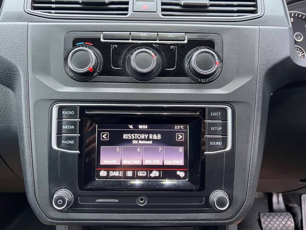 USED 2019 68 VOLKSWAGEN CADDY 2.0 TDI C20 BlueMotion Tech Trendline Panel Van 5dr Diesel DSG SWB Euro 6 (s/s) (102 ps) AIR CON / COILOVERS