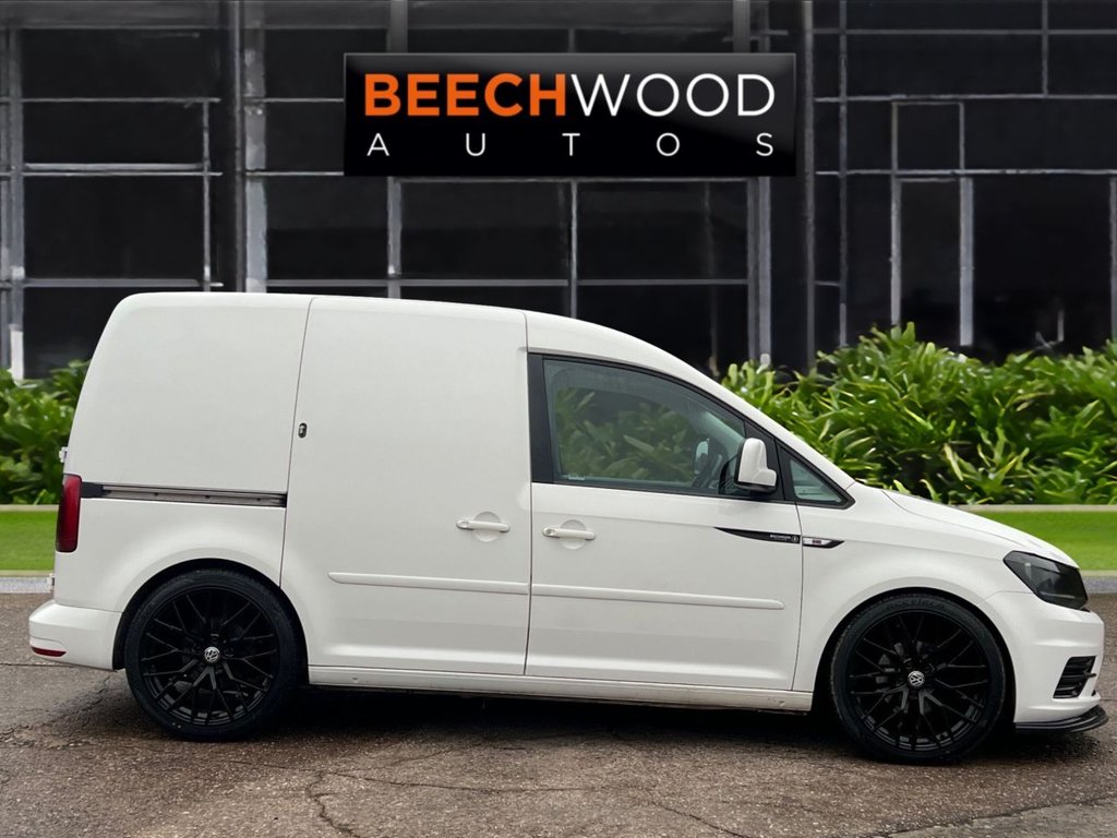 USED 2019 68 VOLKSWAGEN CADDY 2.0 TDI C20 BlueMotion Tech Trendline Panel Van 5dr Diesel DSG SWB Euro 6 (s/s) (102 ps) AIR CON / COILOVERS