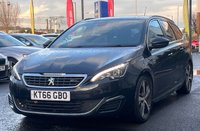 USED 2017 66 PEUGEOT 308 SW 2.0 BlueHDi GT Estate 5dr Diesel EAT Euro 6 (s/s) (180 ps) NAVIGATION + PARKING SENSORS +