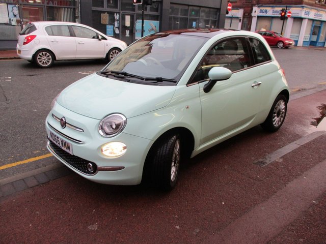 2016 FIAT 500 1.2 Lounge Hatchback 3dr Petrol Manual Euro 6 (s/s) (69 bhp) STUNNING 18K ONLY ,£20 ROAD TAX ,ONE LADY OWNER ,12 MONTHS MOT ,6 MONTHS WARRANTY ,PANORAMIC ROOF ,PARKING SENSORS ,ALLOYS ,AIR-CON ,8 SERVICE STAMPS ,PRISTINE EXAMPLE , - Photo 3