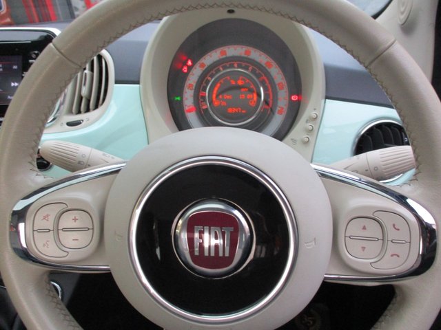 2016 FIAT 500 1.2 Lounge Hatchback 3dr Petrol Manual Euro 6 (s/s) (69 bhp) STUNNING 18K ONLY ,£20 ROAD TAX ,ONE LADY OWNER ,12 MONTHS MOT ,6 MONTHS WARRANTY ,PANORAMIC ROOF ,PARKING SENSORS ,ALLOYS ,AIR-CON ,8 SERVICE STAMPS ,PRISTINE EXAMPLE , - Photo 6