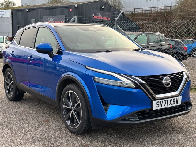 2021 71 NISSAN QASHQAI 1.3 DIG-T MHEV Tekna SUV 5dr Petrol Hybrid XTRON Euro 6 (s/s) (158 ps) STUNNING SPEC DESIRABLE COLOUR