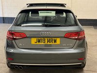 USED 2018 18 AUDI A3 1.5 TFSi CoD 35 Sport Sportback Panoramic 5 Door Petrol S Tronic Euro 6 (s/s) (150 ps) PANORAMIC SUNROOF APPLE CAR PLAY