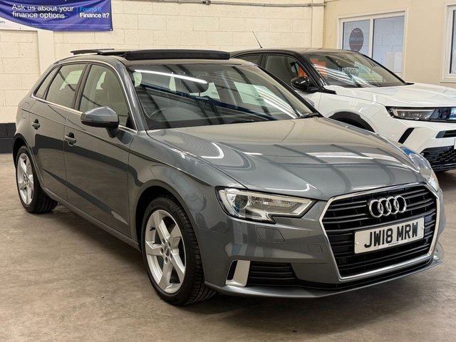2018 18 Audi A3 1.5 TFSi CoD 35 Sport Sportback Panoramic 5 Door Petrol S Tronic Euro 6 (s/s) (150 ps)