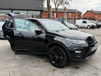 USED 2017 67 LAND ROVER DISCOVERY SPORT 2.0 TD4 HSE Black SUV 5dr Diesel Auto 4WD Euro 6 (s/s) (180 ps) SAT NAV REVERSE CAMERA