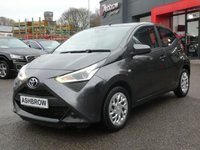 USED 2021 71 TOYOTA AYGO 1.0 VVT-i x-play 5d 70 S/S 1 OWNER FROM NEW, TOYOTA SERVICE HISTORY, APPLE CARPLAY / ANDROID AUTO (GIVES YOU SAT NAV), REVERSING CAMERA, DAB RADIO, BLUETOOTH PHONE & MUSIC, AUX & USB INPUTS, MANUAL GEARBOX, LED DAYTIME RUNNING LIGHTS, SPARE WHEEL, LEATHER MULTIFUNCTION STEERING WHEEL, AIR CONDITIONING, TRIP COMPUTER, ISO FIX, TYRE PRESSURE WARNING, SPEED LIMITER, ELECTRIC WINDOWS, ELECTRIC MIRRORS, FOLDING REAR SEATS, AIRBAGS WITH PASSANGER OFF, SPACE SAVER SPARE WHEEL