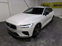 USED 2020 70 VOLVO V60 2.0 T4 R-Design Plus Estate 5dr Petrol Auto Euro 6 (s/s) (190 ps) Sat Nav-1/2 Leather-AppleCar Play / Android Auto-Rear camera-Heated seats & Steering wheel-Paddle shift-18